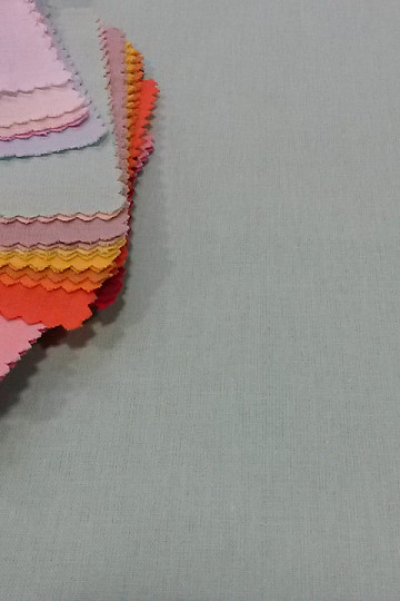 Tissu coton mentholé UNI