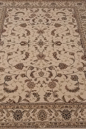 Tapis classique en laine ORIENT crème