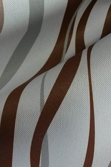Tissu déco 10024-01 rayure marron