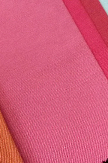 Tissu déco uni couleur LISO 306 rose
