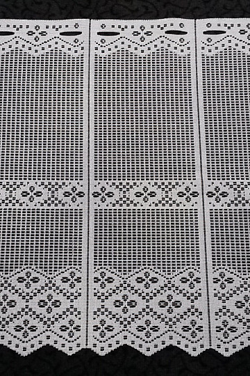 Rideau jacquard pour vitrail 11542