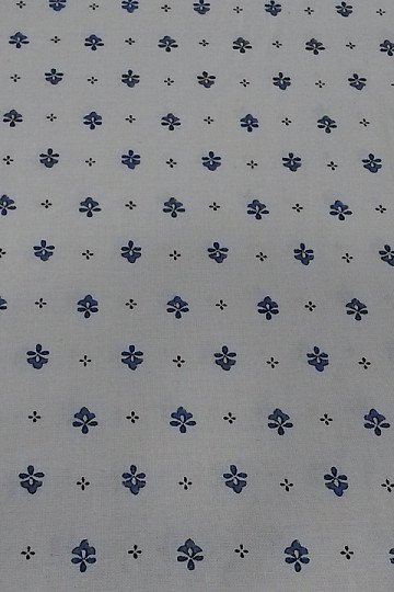 Tissu coton VOLKS bleu
