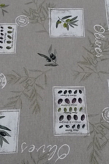 Tissu décoratif OLIVE FRANÇAISE