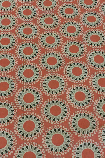 Tissu coton MALAWA orange