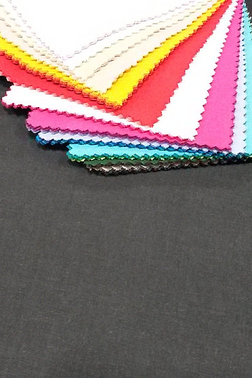 Tissu coton UNI noir charbon