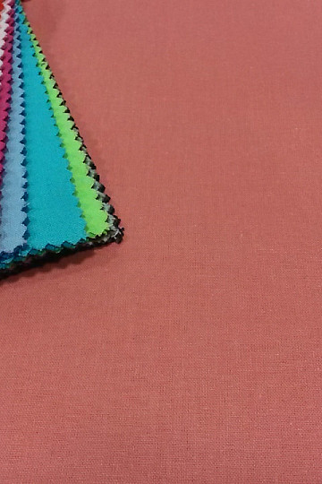 Tissu coton UNI corail