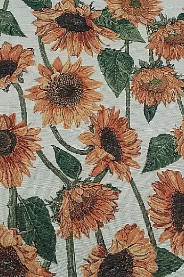 Nappe tapisserie et écharpe TOURNESOL