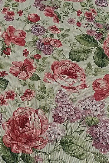 Nappe et foulard en tapisserie VIOLETA