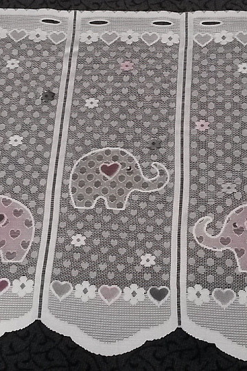 Rideau jacquard enfant ÉLÉPHANTS II.