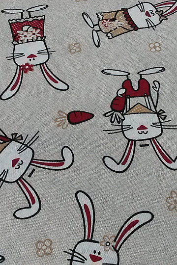Tissu décoratif ROGER Lapin