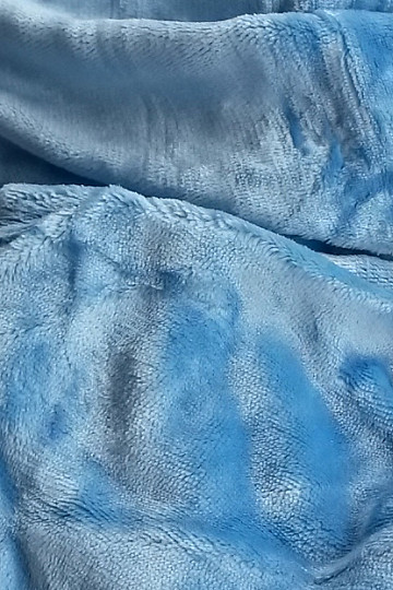 drap de lit MIKROFLANE bleu foncé