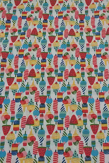 Tissu déco NANUK rouge