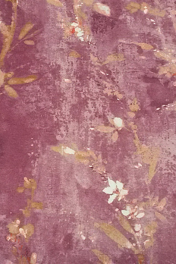 Tissu déco MUHLY fleurs violet