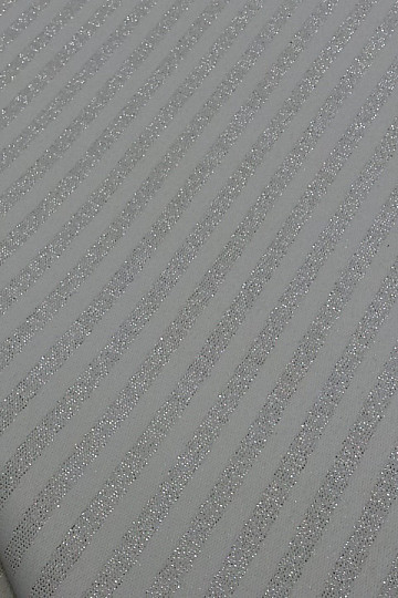 Tissu jacquard déco PRUHY argent nature