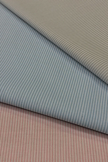 Tissu coton BABY STRIPE bleu