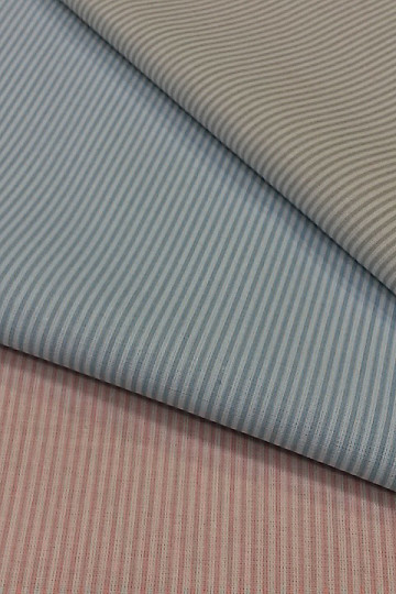 Tissu coton BABY STRIPE gris