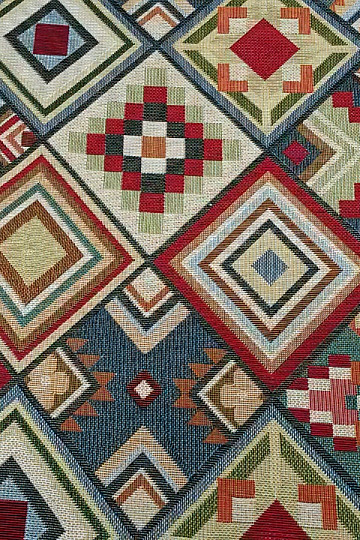 Tissu de tapisserie AZTEC grand