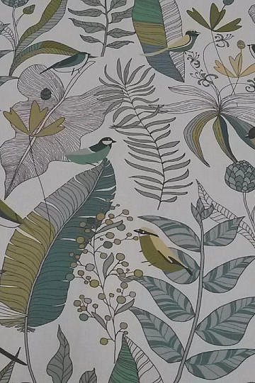 tissu décoratif BORAS vert