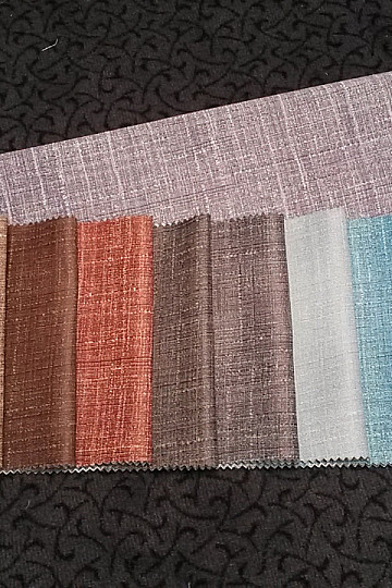 Tissu décoratif DIMOUT pour rideaux gris clair 94