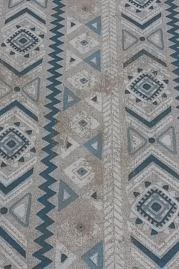 Tissu décoratif TULUM MAYA turquoise