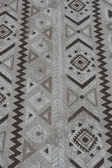 Tissu décoratif TULUM MAYA marron