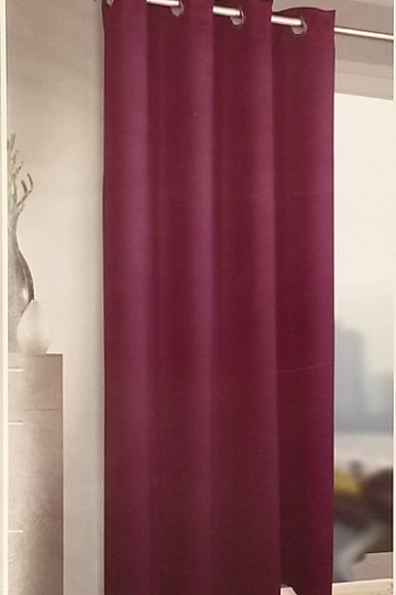 Rideau occultant 268966 reflet violet 135x245