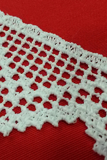 Dentelle 5432/0010 5,3 cm blanc mat