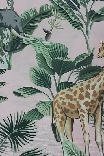 Tissu déco animaux AFRIQUE