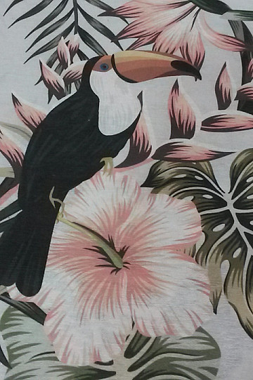Tissu déco AMERICA toucan