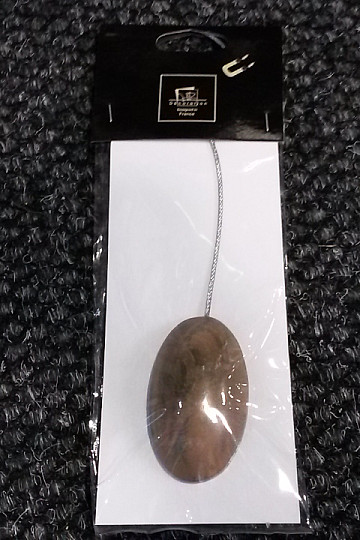 Attache charnière aimantée OVALIE marron olive