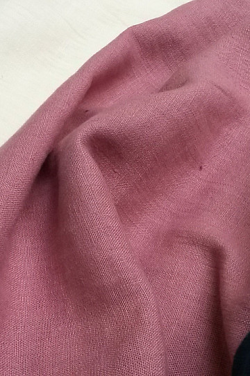 Tissu lin VERONA uni lilas