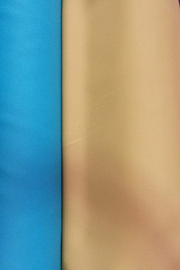 Tissu décoratif BLACKOUT pour rideaux turquoise