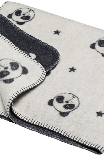 Couverture enfant en coton DF PANDA 100x150