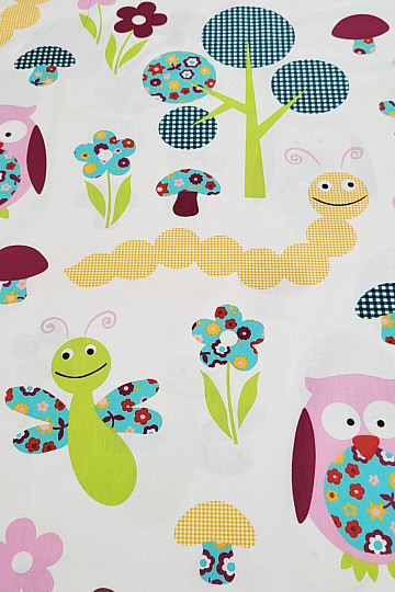 Tissu décoratif pour enfants MERRY FOREST