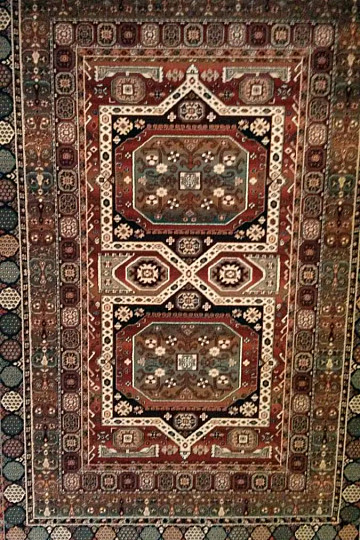 Tapis de luxe en laine ROYAL cassette centrale
