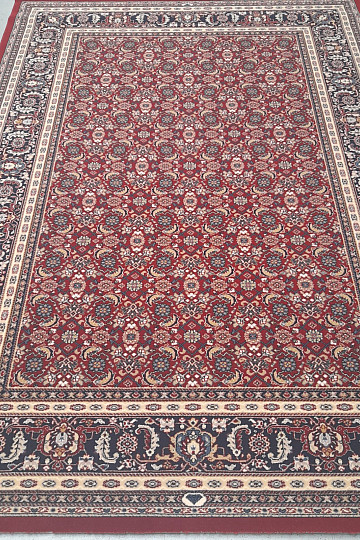 Tapis classique en laine ORIENT motif all-over bordeaux