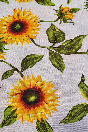 Tissu déco TOURNESOL rouge