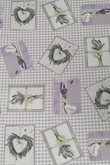 Tissu décoratif LAVANDE CHAMP C