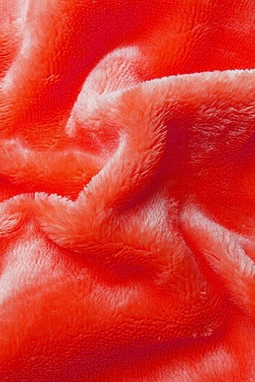Drap micro flanelle SLEEP WELL pamplemousse rouge