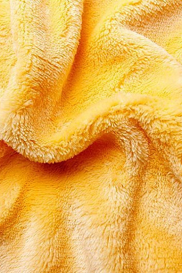 Drap micro flanelle SLEEP WELL jaune