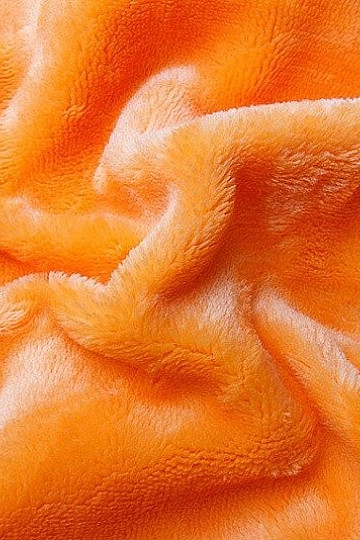 drap microflanelle SLEEP WELL orange