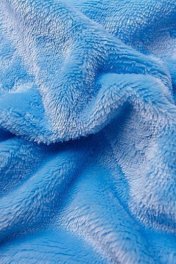 Drap en microflanelle DORMEZ BIEN St. bleu
