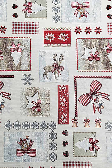 Tissu à tapisserie PAYS NOËL
