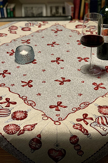 Nappe tapisserie de Noël NOEL