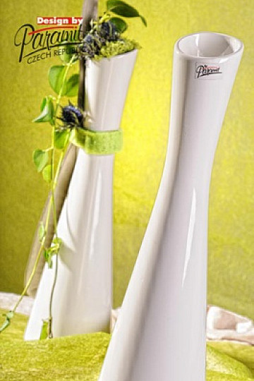 Vase en porcelaine LINK blanc