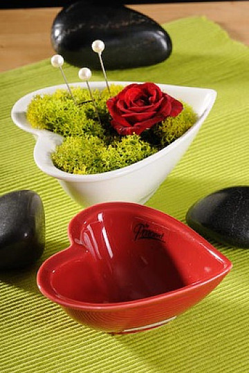 Bol coeur rouge