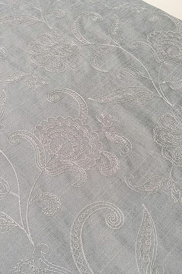 Tissu décoratif brodé AGENDA