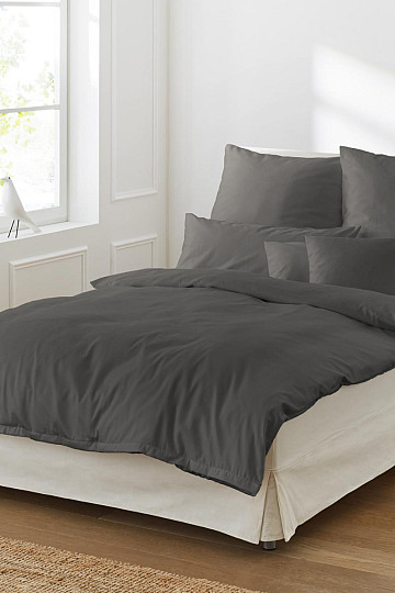 IRISETTE satin de coton luxe Paris 8000-13 anthracite