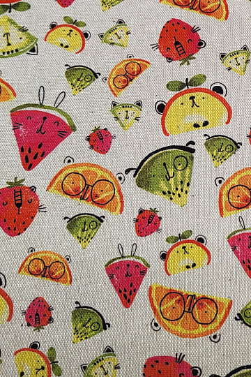Tissu décoratif FRUIT impression numérique