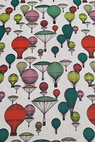 Tissu décoratif BALLOON GLOBE 701 impression numérique